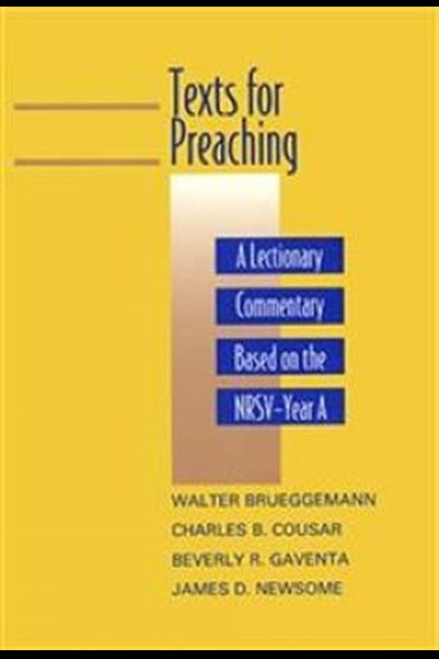 Texts for Preaching - Year A